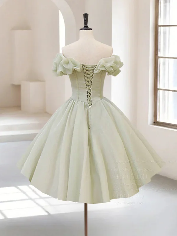 a-line-off-shoulder-organza-green-short-prom-dress-cute-homecoming-dress-with-beads