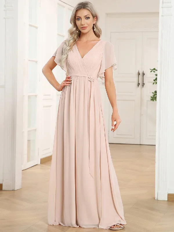 a-line-pleated-chiffon-tie-waist-evening-dress-ee0164a