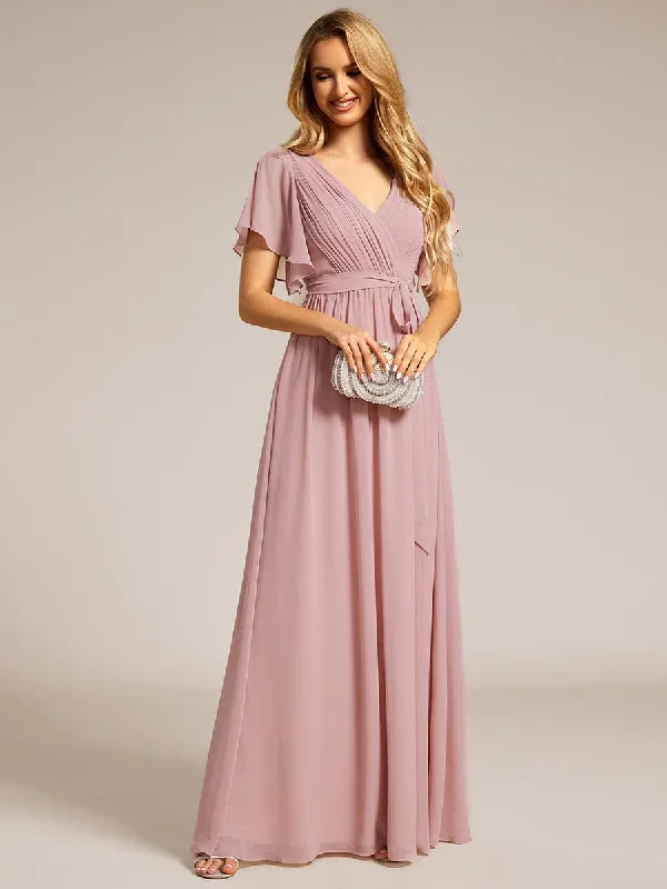 a-line-pleated-chiffon-tie-waist-evening-dress-ee0164a