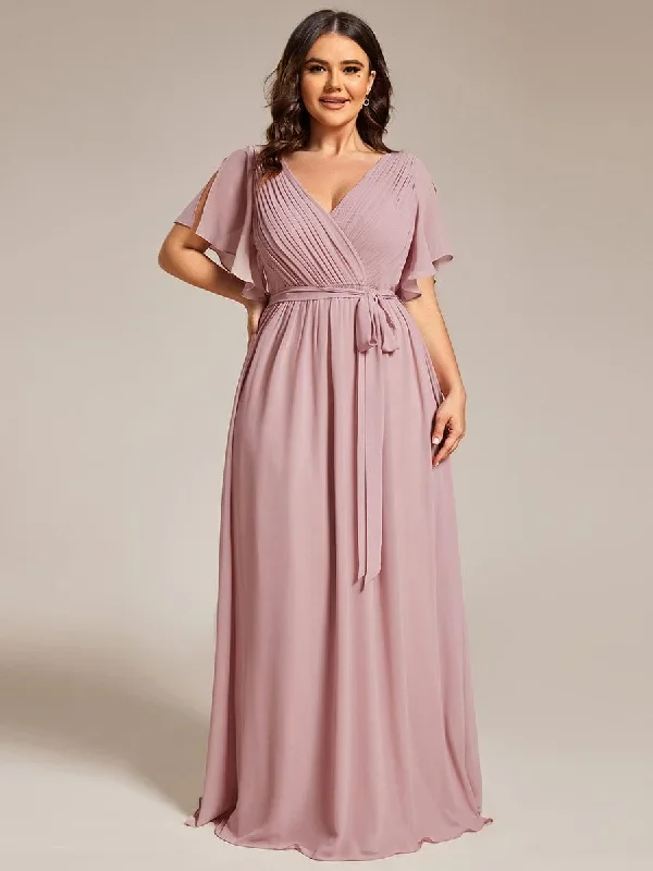 a-line-pleated-chiffon-tie-waist-evening-dress-ee0164a