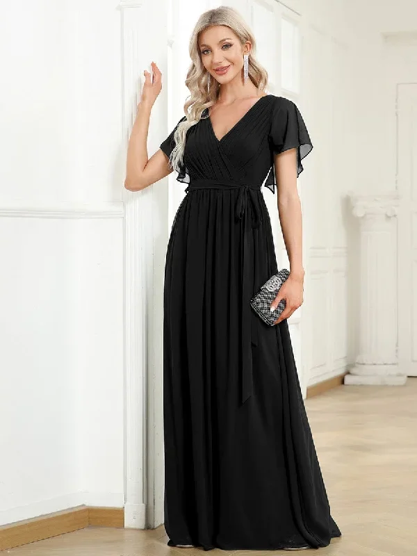 a-line-pleated-chiffon-tie-waist-evening-dress-ee0164a