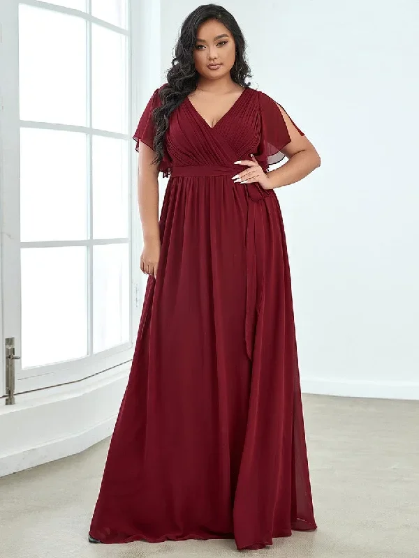 a-line-pleated-chiffon-tie-waist-evening-dress-ee0164a