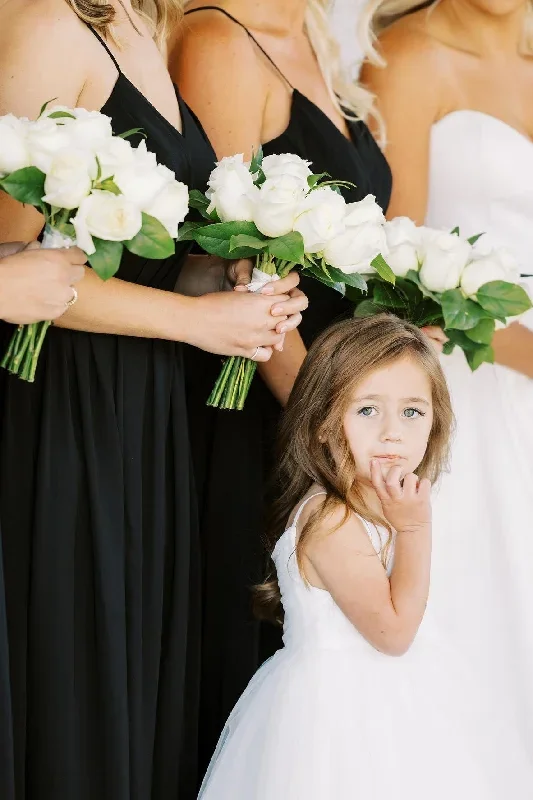 a-line-straps-black-v-neck-long-bridesmaid-dress