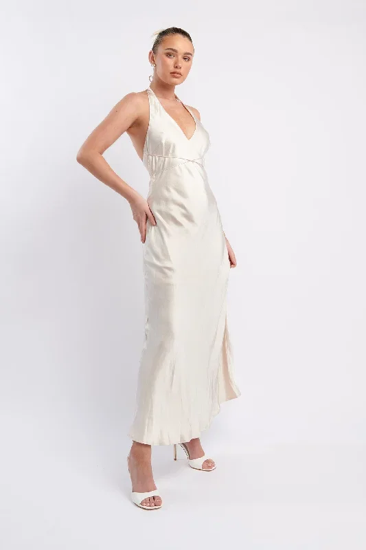 alenni-halterneck-v-neck-midi-dress-champagne