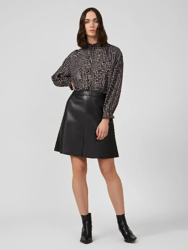 Ania Faux Leather Mini Skirt