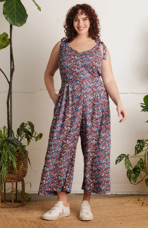 Anna Summer Garden Floral Jumpsuit