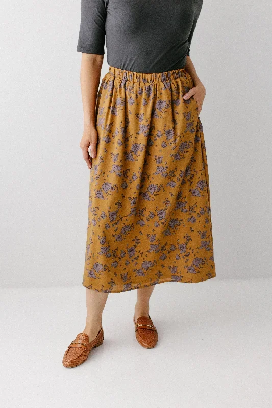 arabella-rose-print-maxi-skirt-in-dark-goldenrod