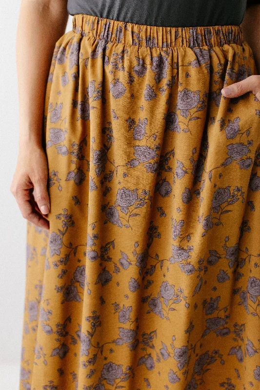 arabella-rose-print-maxi-skirt-in-dark-goldenrod