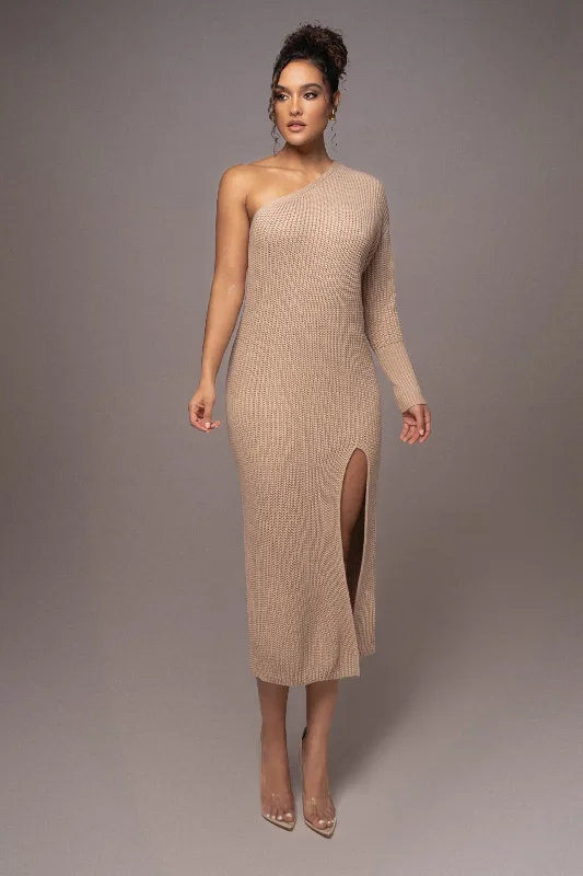 beige-long-knit-sweater-dress