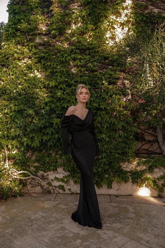 black-charmer-satin-maxi-dress