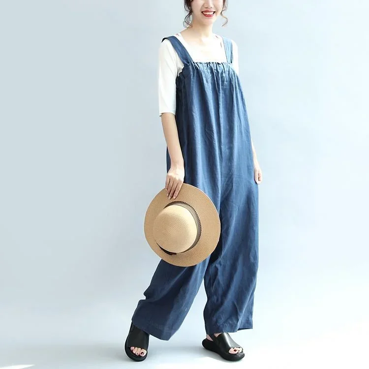 blue-casual-linen-pants-plus-size-stylish-jumpsuit-pants