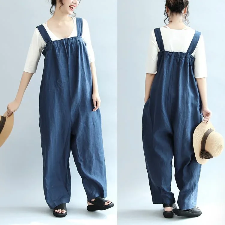 blue-casual-linen-pants-plus-size-stylish-jumpsuit-pants