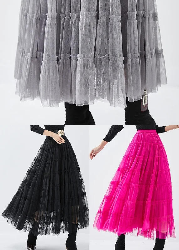 bohemian-black-high-waist-tulle-holiday-skirt-spring