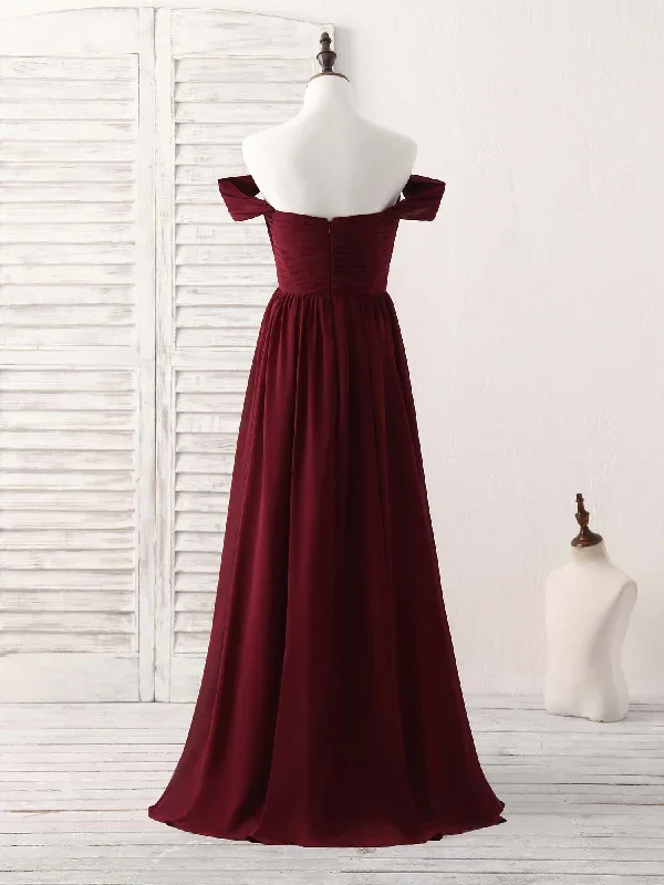 burgundy-chiffon-off-shoulder-long-prom-dress-burgundy-bridesmaid-dress