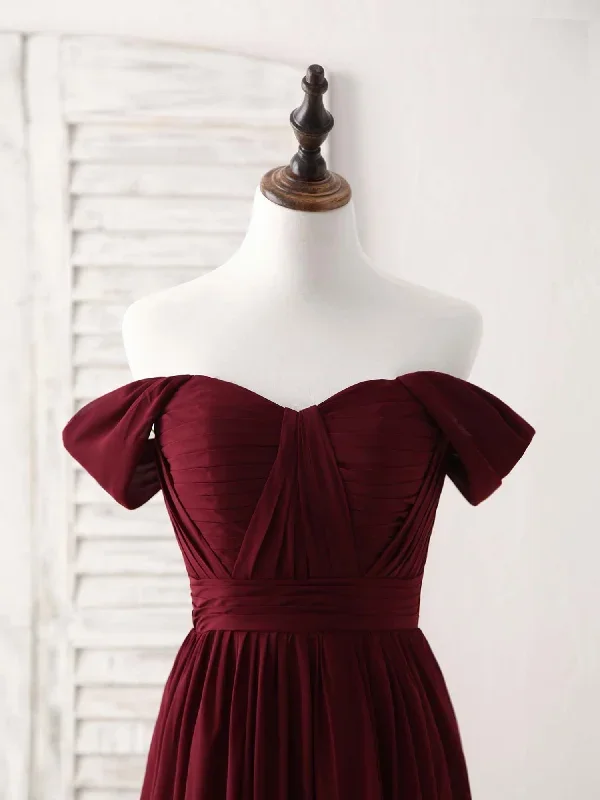 burgundy-chiffon-off-shoulder-long-prom-dress-burgundy-bridesmaid-dress