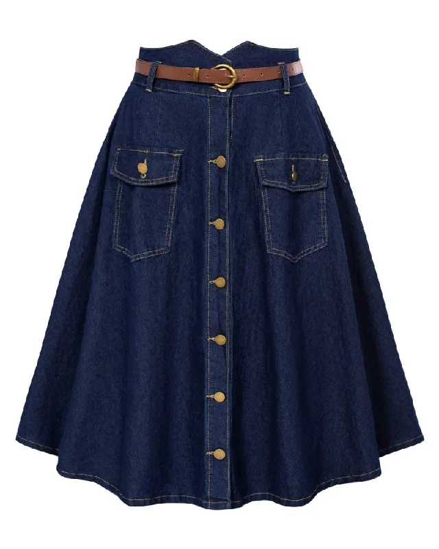 button-up-skirt-with-belt-high-waist-flared-a-line-jean-skirt