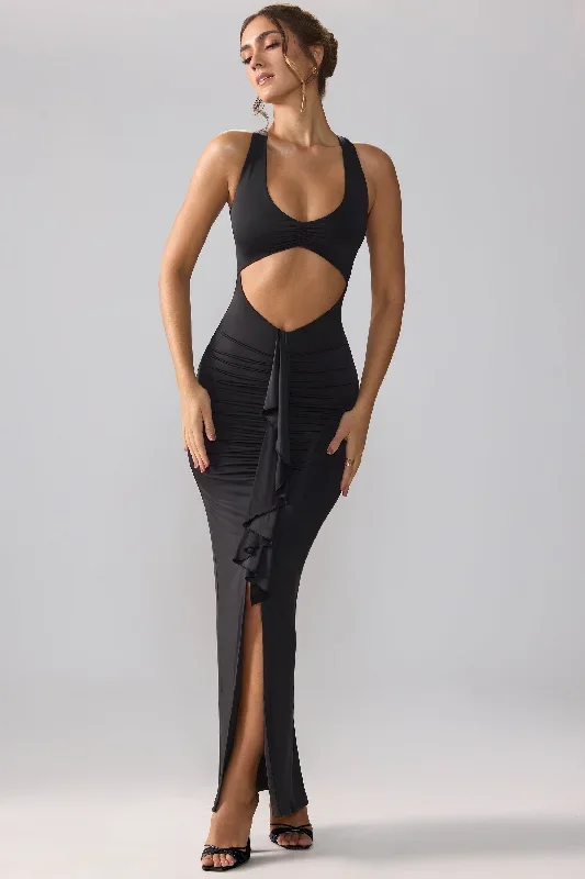 calluna-plunge-neck-racerback-cut-out-maxi-dress-black