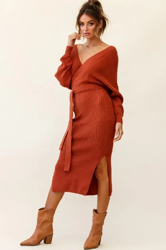 cameo-batwing-knit-midi-dress-camel