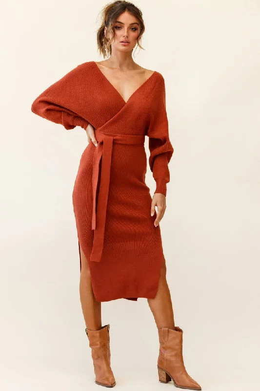 cameo-batwing-knit-midi-dress-camel