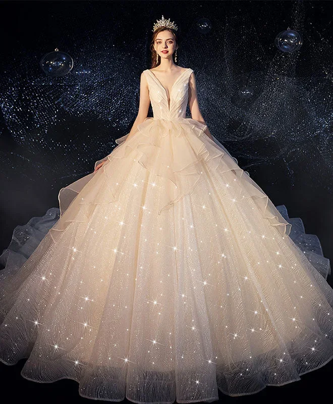 champagne-tulle-wedding-dress-champagne-tulle-bridal-gown