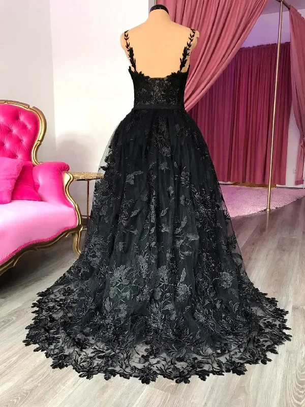 charming-a-line-long-sleeve-black-wedding-dresses-lace-wedding-gown-black-bridal-dresses-fly1655