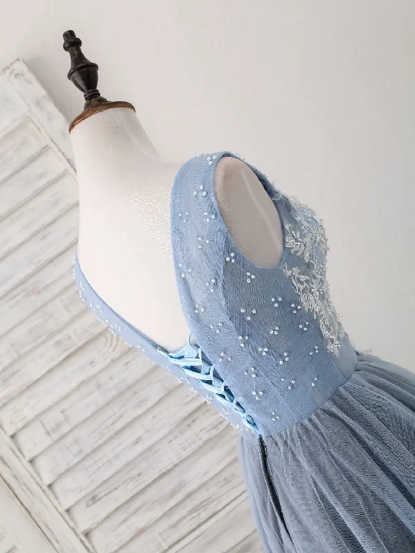 cute-blue-v-neck-tulle-lace-applique-short-prom-dress-blue-homecoming-dress