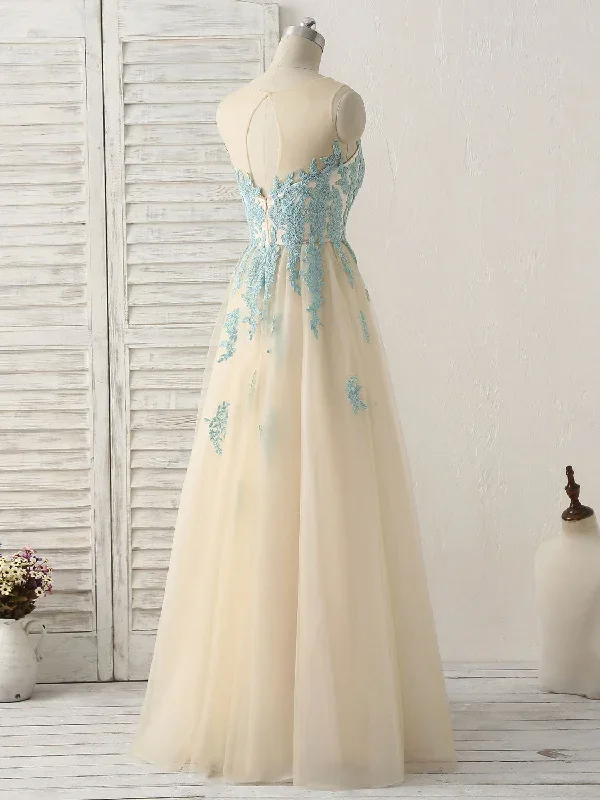 cute-green-lace-long-prom-dress-tulle-bridesmaid-dress