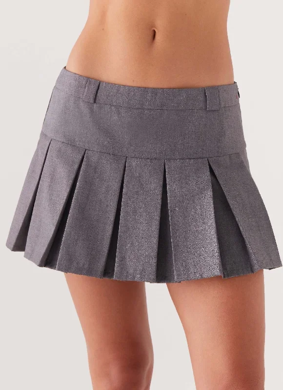 danica-pleated-mini-skirt-charcoal