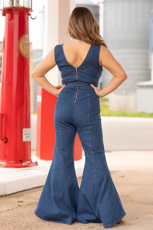 dark-wash-flare-bottom-denim-jumpsuit