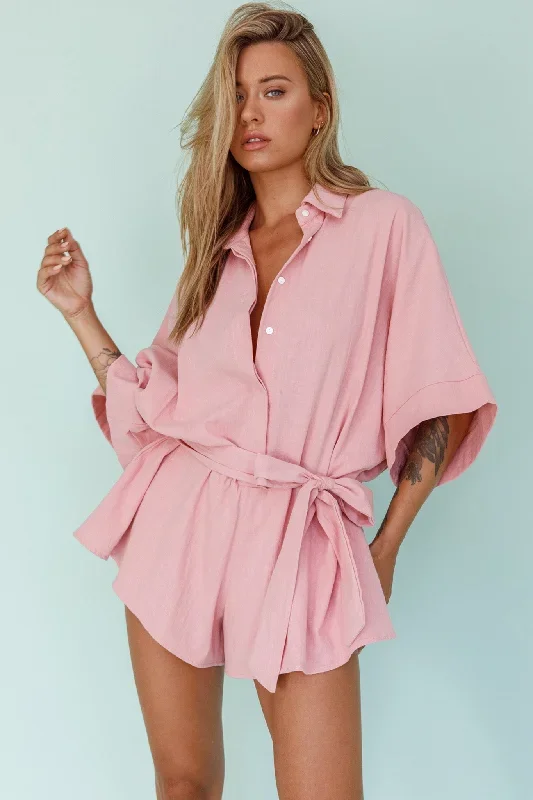 daytona-beach-button-up-romper-pink