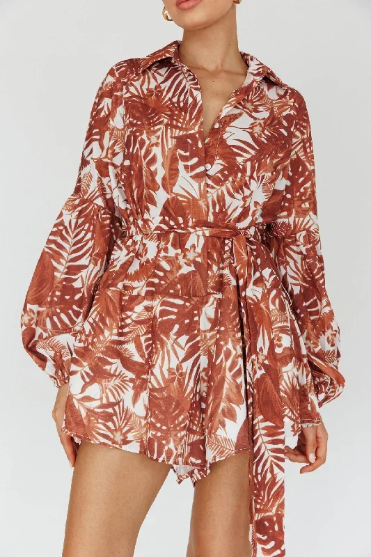 daytona-beach-long-sleeve-shirt-romper-leaves-brown