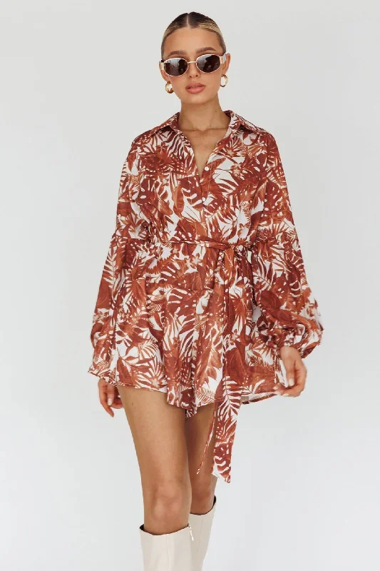 daytona-beach-long-sleeve-shirt-romper-leaves-brown