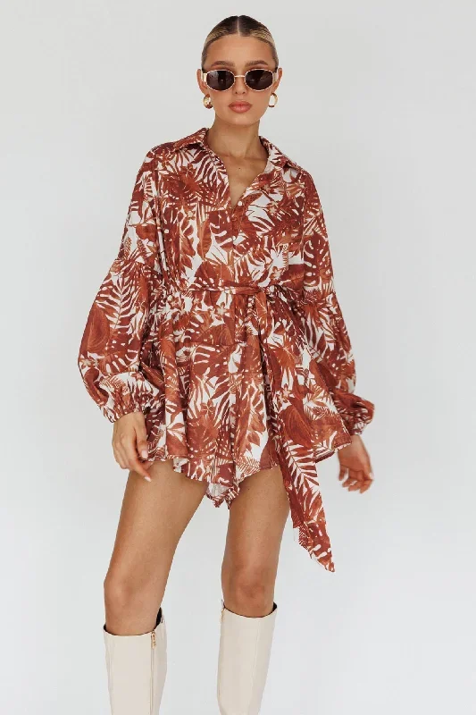 daytona-beach-long-sleeve-shirt-romper-leaves-brown