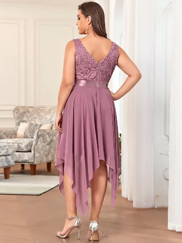 deep-v-neck-lace-chiffon-bridesmaid-dress-with-asymmetrical-hem-ep00207