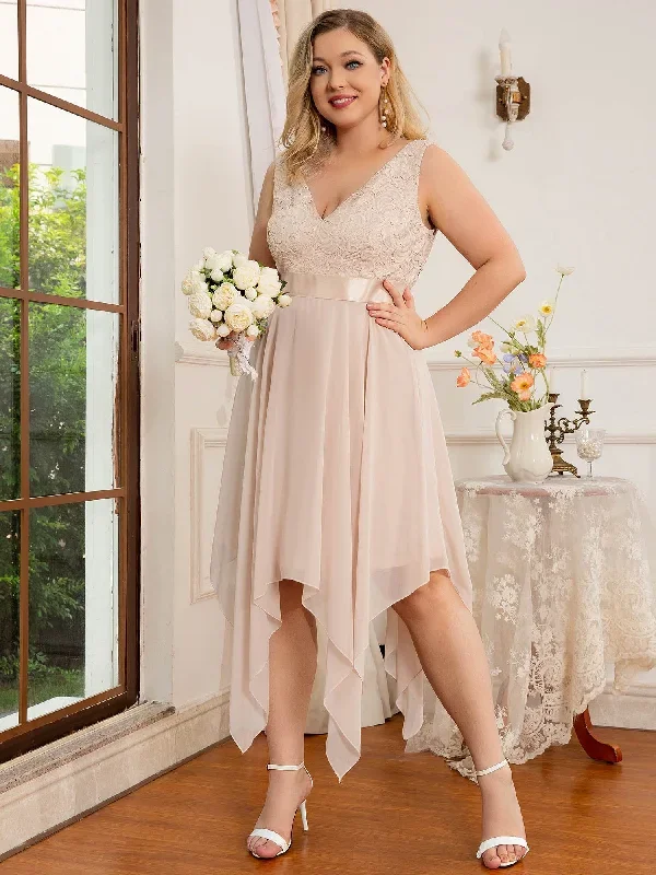 deep-v-neck-lace-chiffon-bridesmaid-dress-with-asymmetrical-hem-ep00207