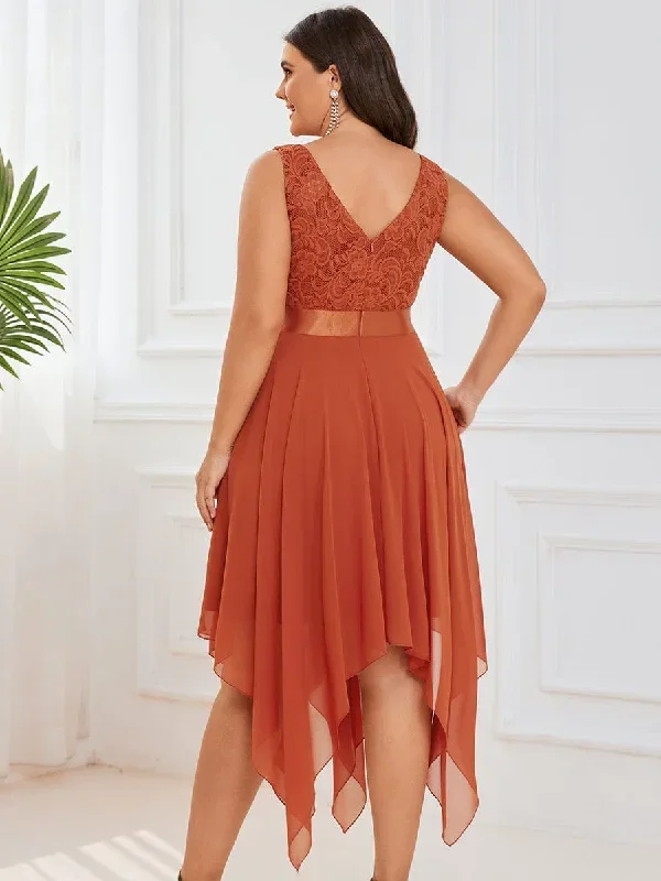 deep-v-neck-lace-chiffon-bridesmaid-dress-with-asymmetrical-hem-ep00207