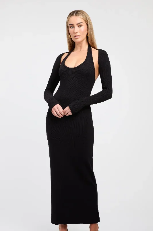 dua-midi-dress-black