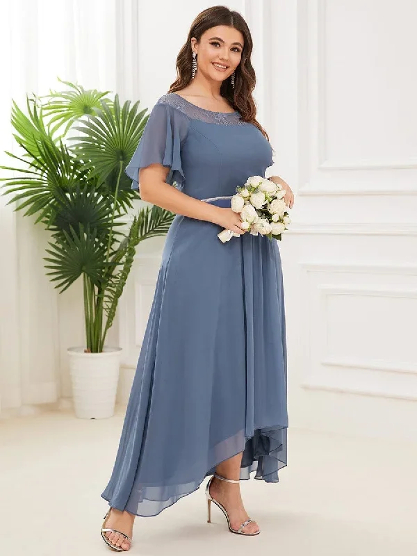 dusty-blue-and-navy-bridesmaid-gowns