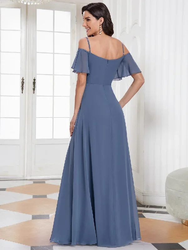 dusty-blue-and-navy-bridesmaid-gowns