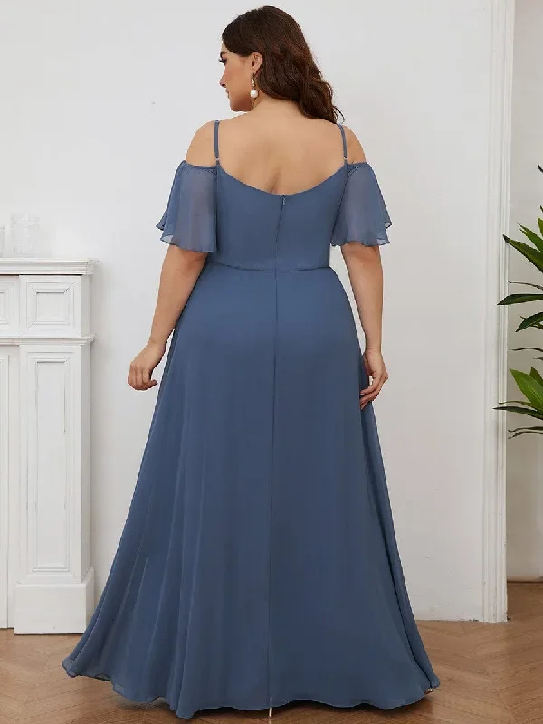 dusty-blue-and-navy-bridesmaid-gowns