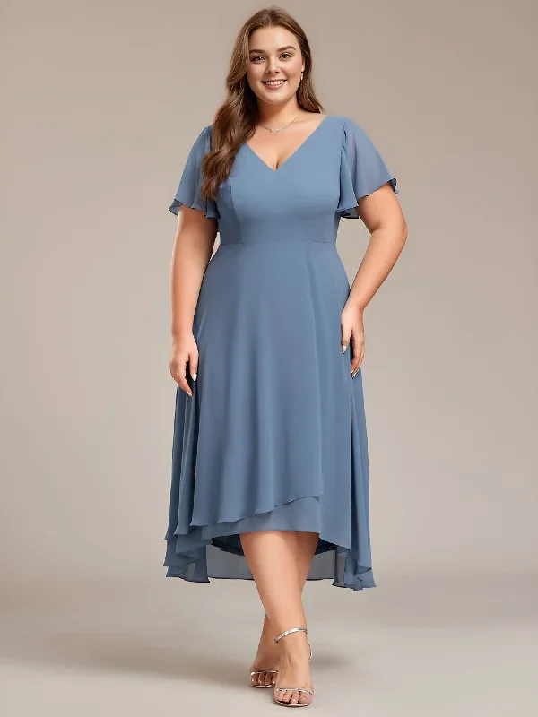 dusty-blue-and-navy-bridesmaid-gowns