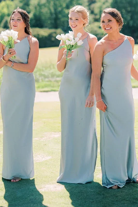 dusty-sage-one-shoulder-sheath-long-bridesmaid-dress