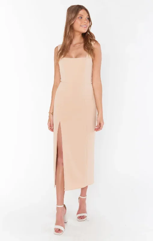 eden-midi-dress-champagne-stretch