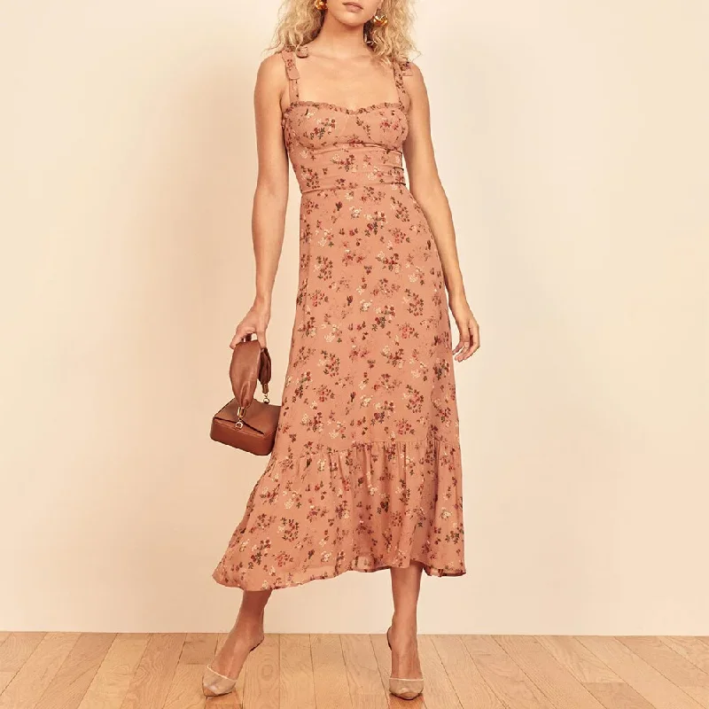 elegant-ruffle-hem-floral-chiffon-midi-dress-neck-strap-tie-sexy-slip-dress