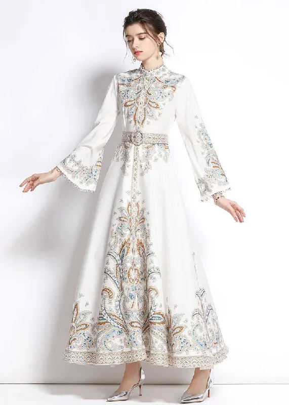 elegant-white-embroideried-patchwork-cotton-exra-large-hem-long-dresses-flare-sleeve