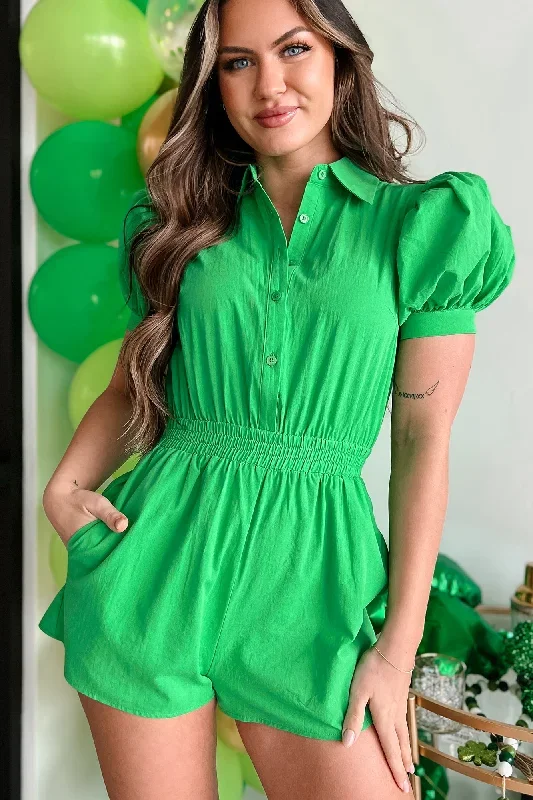 elspeth-puff-sleeve-romper-kelly-green