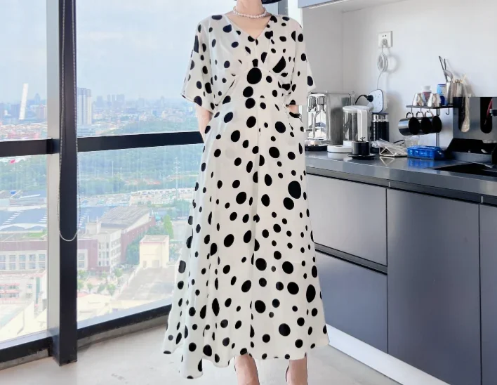 Fashion polka dot dress 32847