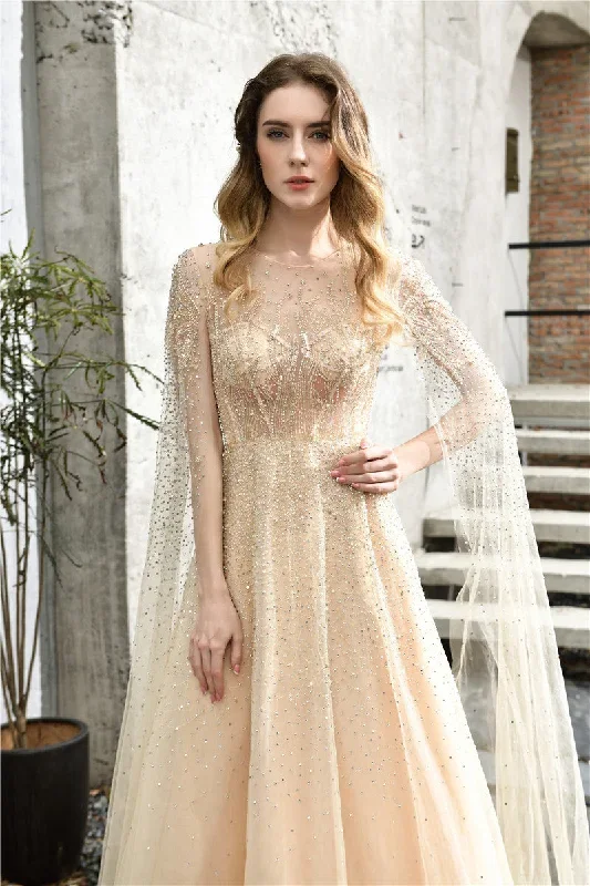 fast-shipping-princess-long-sleeves-a-line-beaded-champagne-wedding-dress