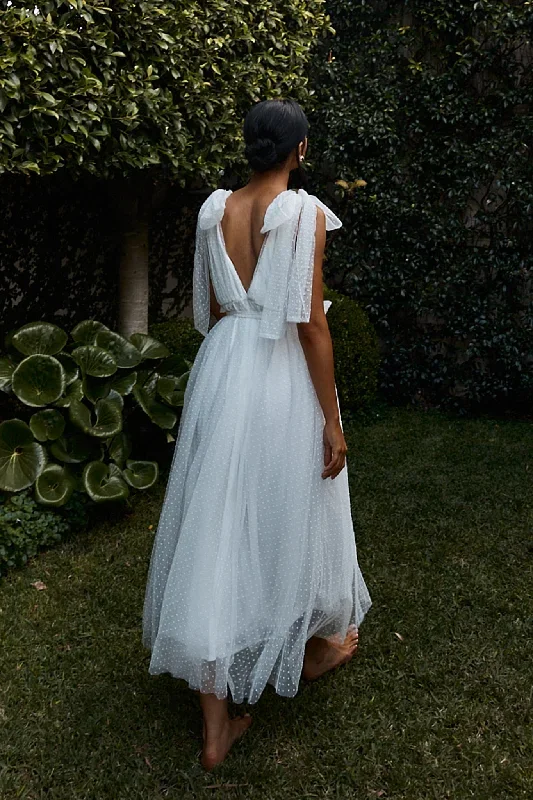 first-waltz-bow-shoulder-hail-spot-midi-dress-off-white