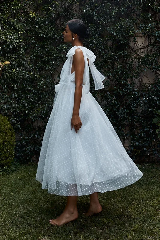 first-waltz-bow-shoulder-hail-spot-midi-dress-off-white